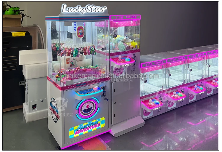 Maker Commercial Coin Operated Mini Prize Gift Clip Lollipop Clipping Machine Clip Prize Machine Clamp Game Machine