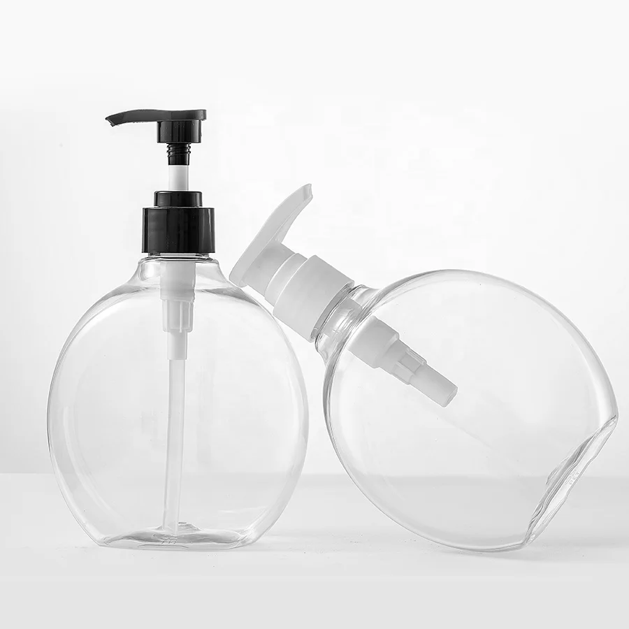537ml hand wash liquid bottle with lotion pump shower gel bottle plastic hand sanitizer bottle