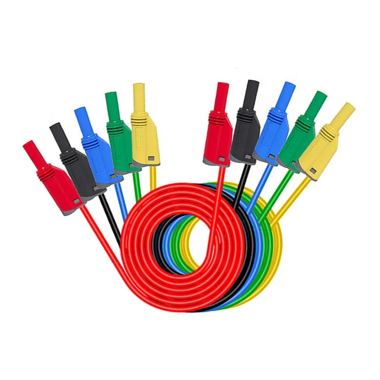 High quality 5 colors multifunctional combination kit Banana Plug Test Leads