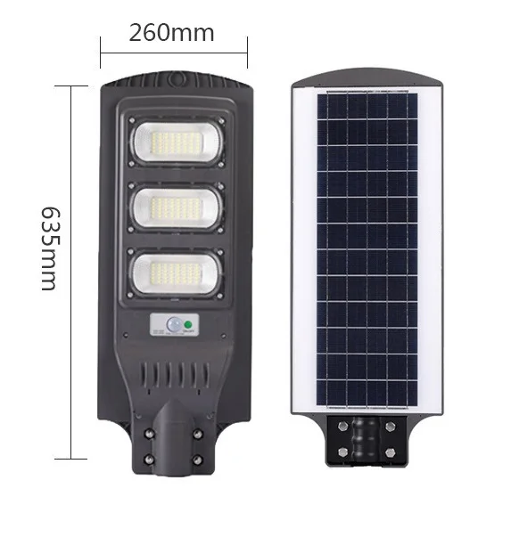 High Lumen Induction Motion Sensor Waterproof Integrated Outdoor 30w/60w/90w/120w Road Led Garden Solar Street Lights