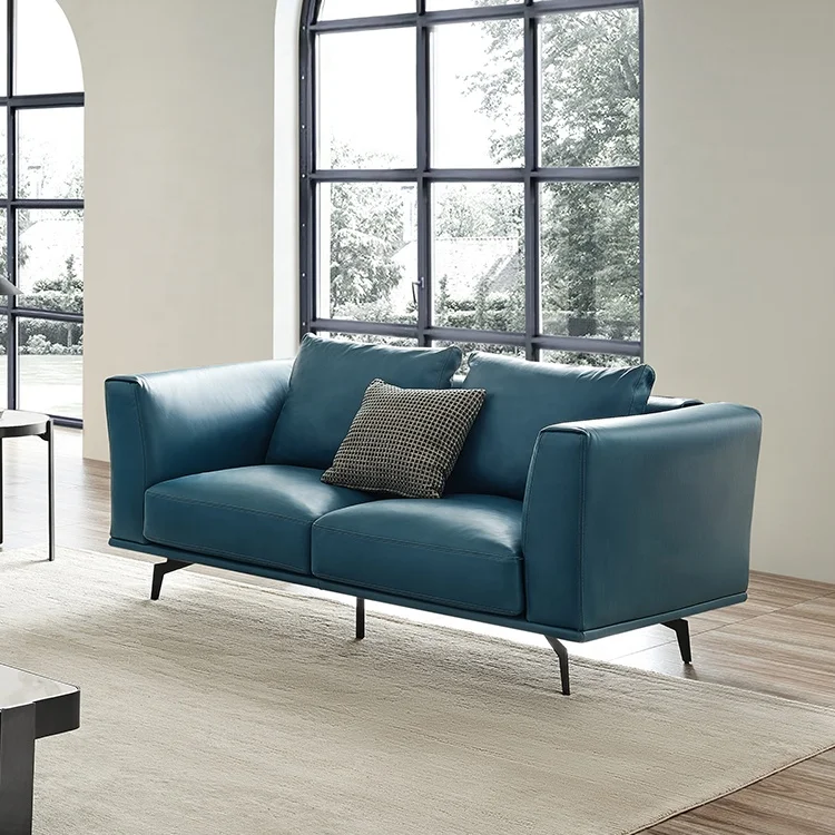 Leather Sofa Set Furniture Sectional Sofa Italian Design Hot Sale Luxury Living Room Modern GENUINE Leather 1 Set Top Leather