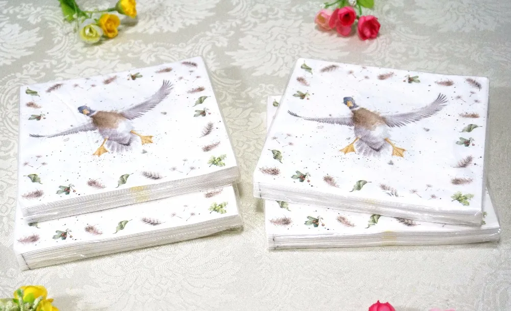 Animal Print Paper Napkin For Decoupage