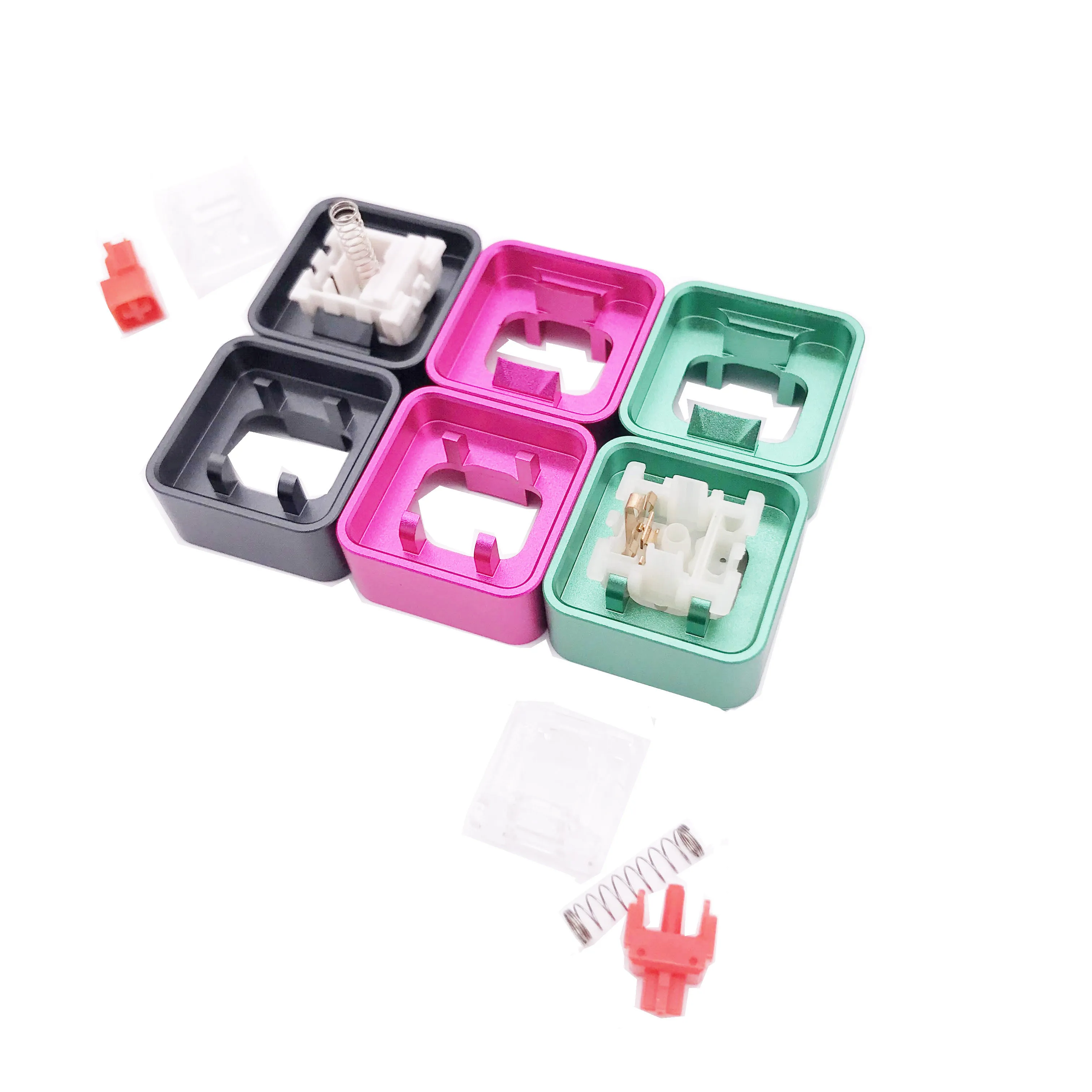 2 in 1 CNC Metal One Piece Double Sided Keyboard Switch Opener For Kailh Cheer Gateron Mechanical Keyboard Switch Opening