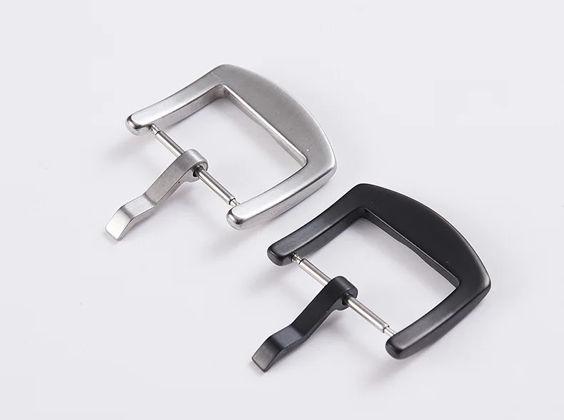 18mm 20mm 22mm Watch Buckle Polished Brushed Leather Band Watch Clasp Stainless Steel Watch Buckle  strap pin buckles