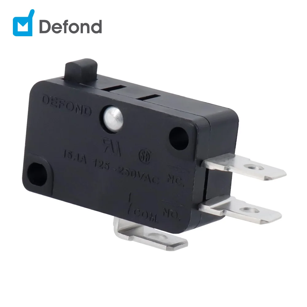 Defond 3pin 1p2t 15A 15.1A 125VAC 250VA micro limit switch DMC-1215-CA-0AE35-01R micro switch