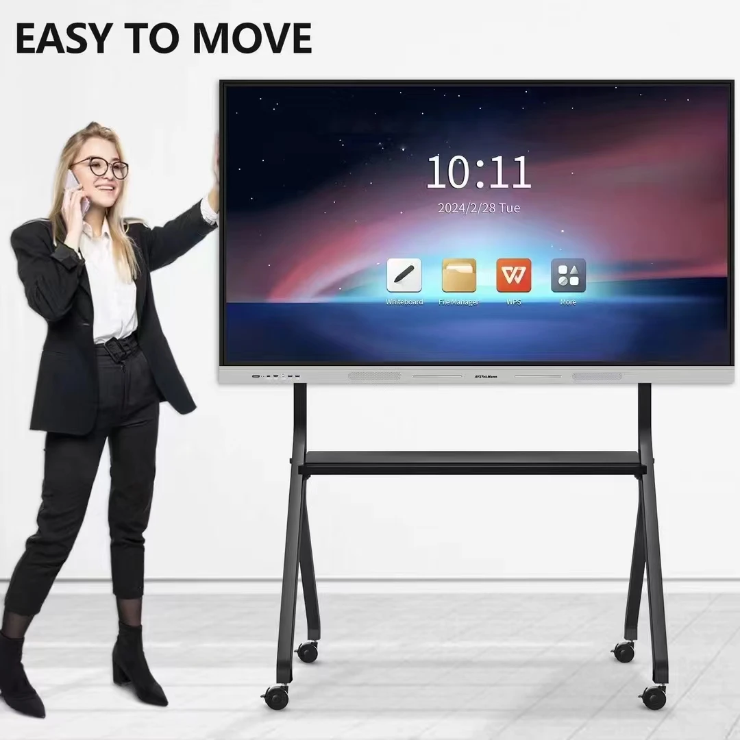 65 75 85  Inch School Smart Board All In One Lcd Multi Touch Interactive Whiteboard Smart Board For Classroom