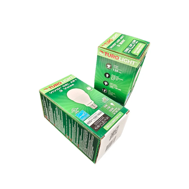 Shanli custom Printing Paper Led Light Led Bulb Packaging Box