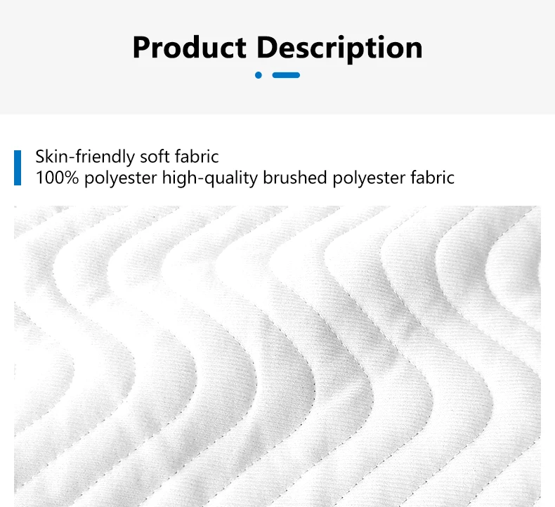 Cotton Cover Premium Zippered Six-Sided waterproof mattress Cover