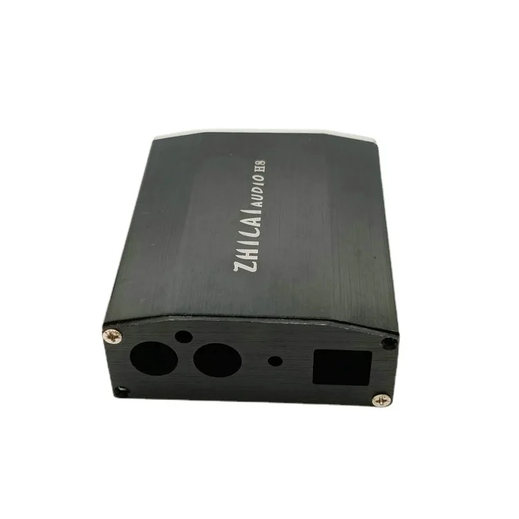 Custom amplifier precision case CNC machining pipe processor aluminum enclosure controller housing