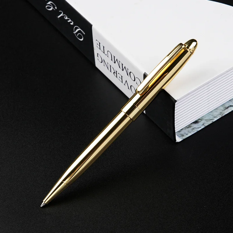 Daily writing tools golden metal pen luxury metal ballpoint pen Office Ballpoint Pen For Students&Gift