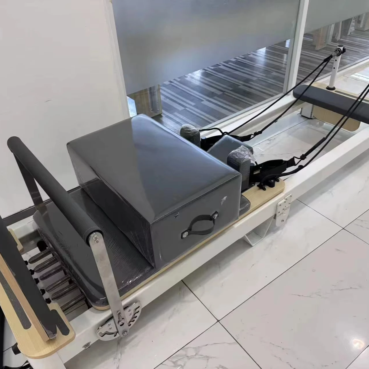 professional compact foldable aluminum pilates beds folding core bed machine de pilates de reformeur
