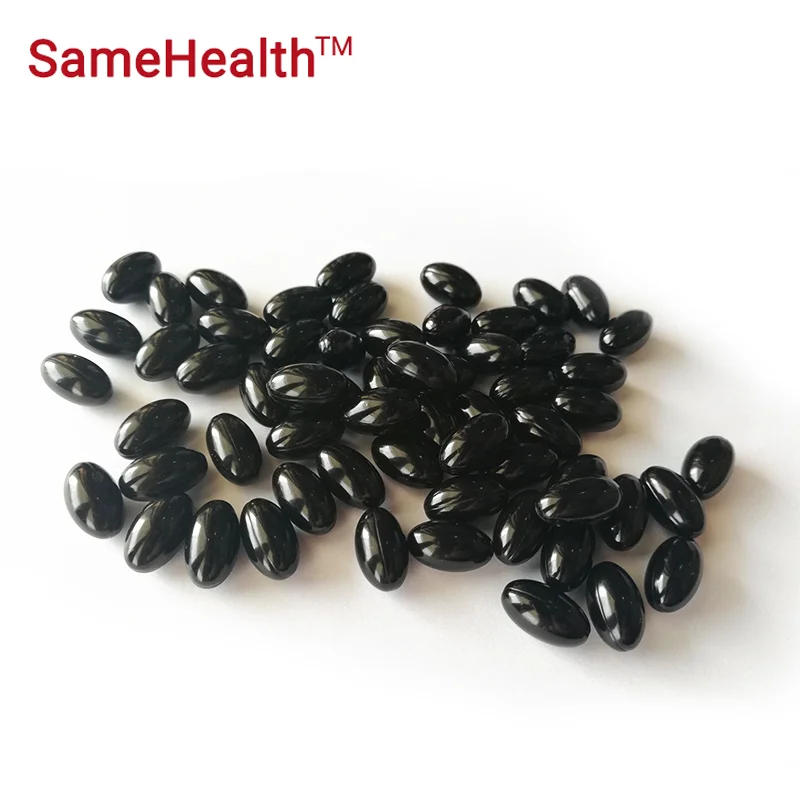 Добавка для повышения иммунитета, органическое черное масло семян кумина, нигерила посевная, 500 мг, поставщик капсул Softgel