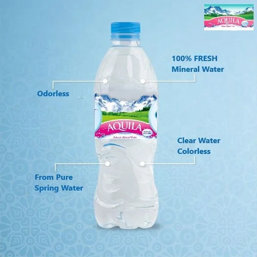 
AQUILA Mineral Water in PET Bottle from Indonesia Origin are The Best Choice 0.33L 