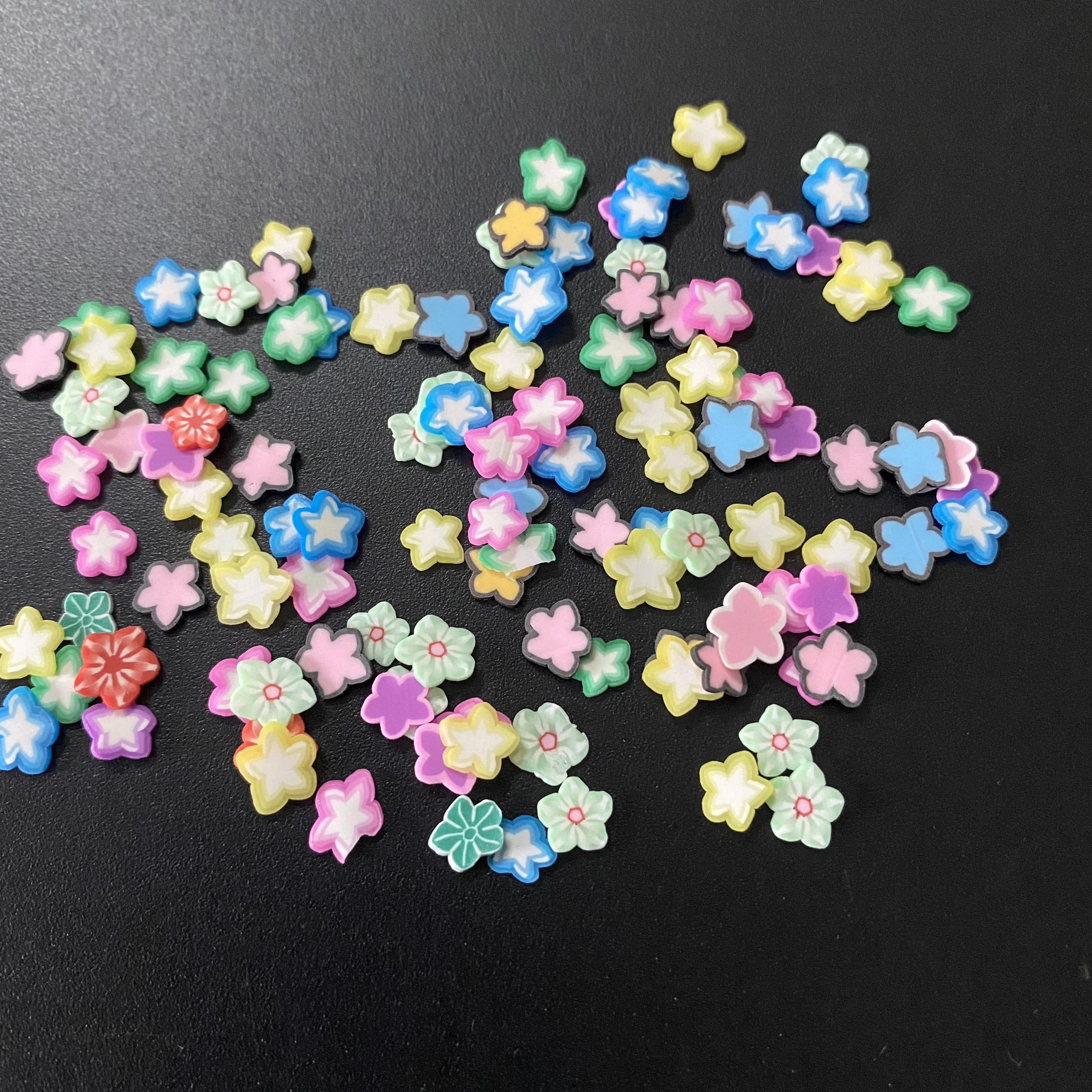 Colorful DIY Animal Nail Art Slices Multi-shape 1kg Polymer Clay Slices Wholesale For Nails And Cellphone Decorations