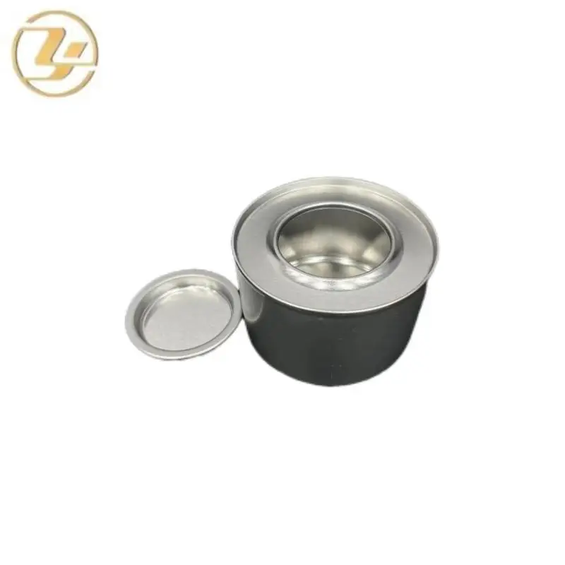 Wholesale high quality tinplate gel fuel tinplate cans empty alcohol cans with metal top, fuel can
