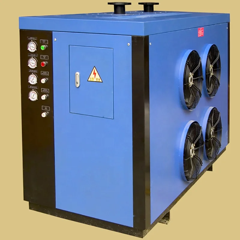 2.6m3/min Air freeze dryer Factory food grade refrigerated air compressor screw air compressor drying system equipment