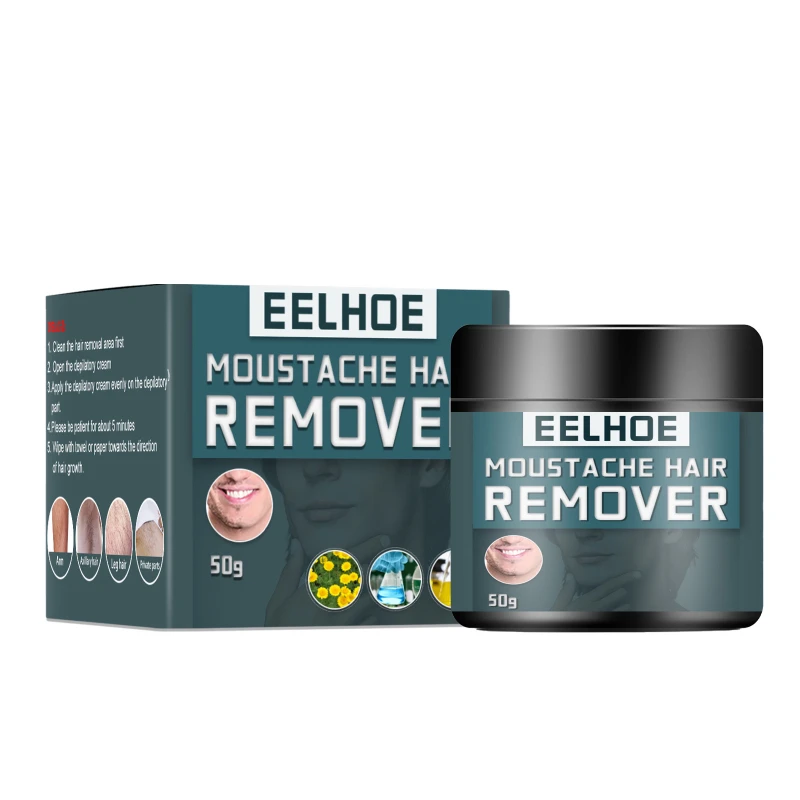 EELHOE moustache hair remover face arm leg axillary private part hair remove cream pores shrinking hair removing products