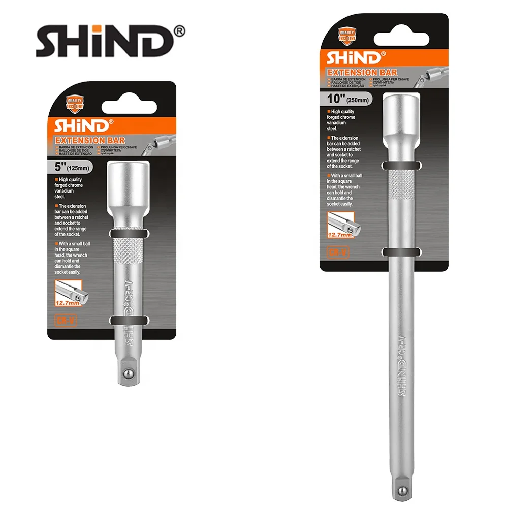 94325 High Quality 10' 250mm Square Head CRV Steel Adjustable Wrench Socket Extension Bar