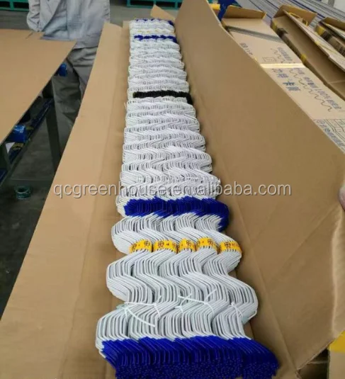 Greenhouse wiggle wire film lock channel for plastic uv