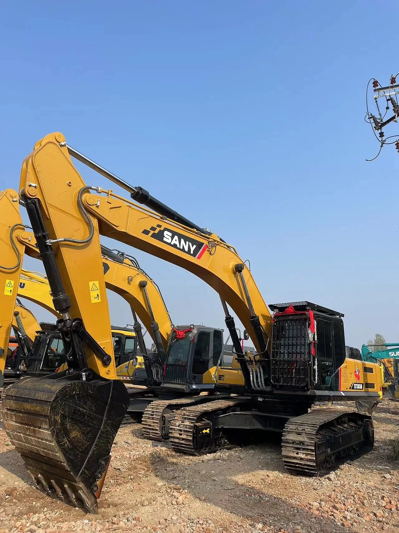 2022 Sany155 215 235 365 Used Excavator Crawler Earthmoving Around 36 Tons Large Excavator