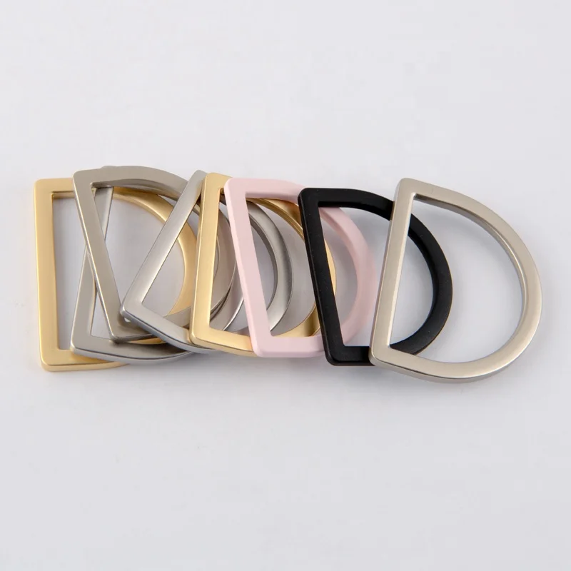 Custom High Grade Quality Metal D Ring Buckle For Coat