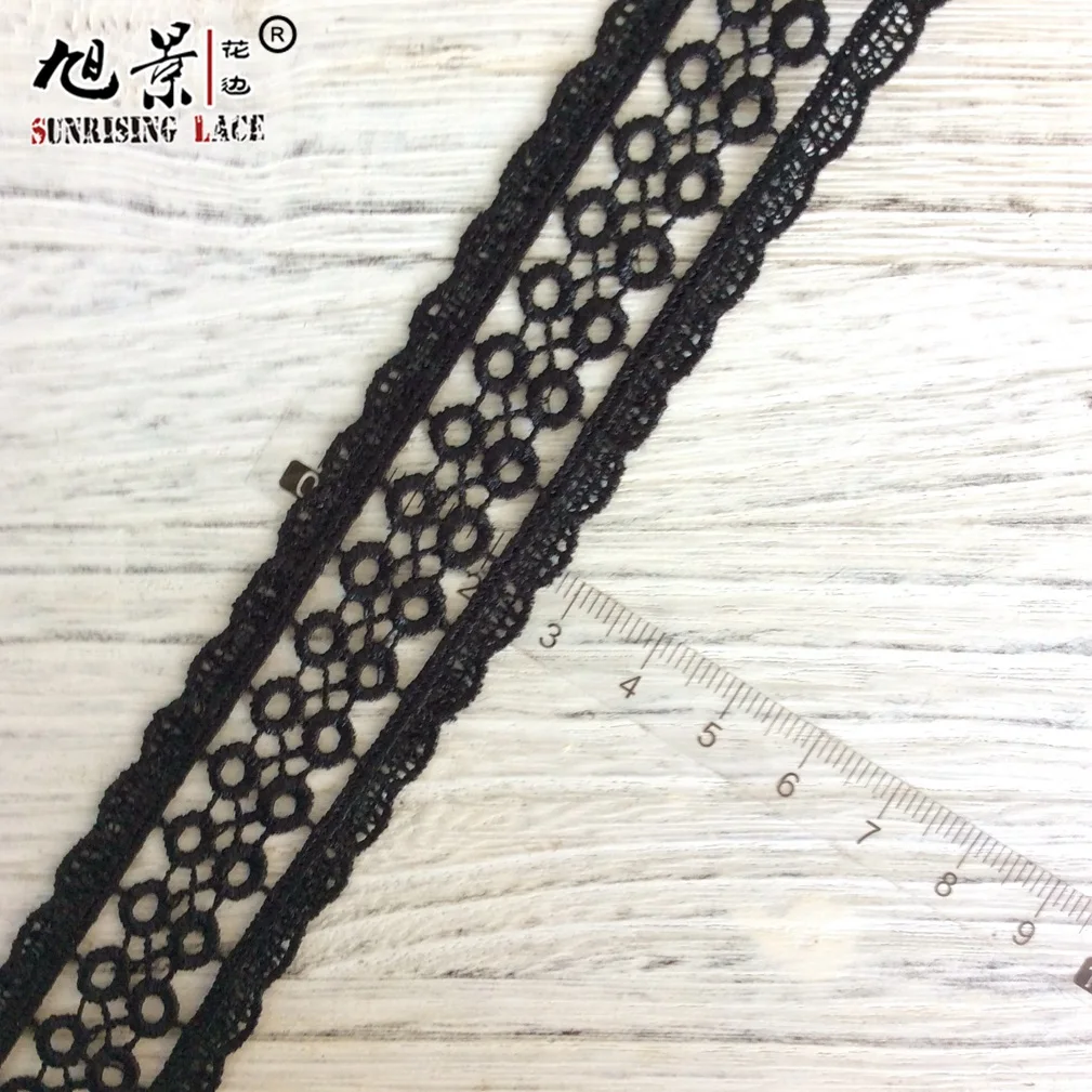 Factory Wholesale Guipure Polyester Trim Lace Embroidery