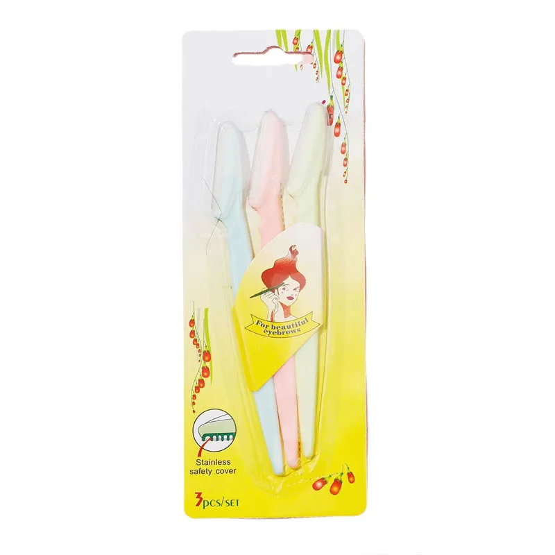 Wholesale High Quality Safety Eyebrow Razor Shaper Facial Hair Remover and Trimmer Eyebrow Trimmer