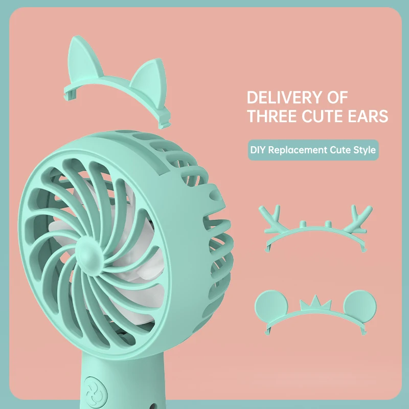 Top Selling Products 2024 Portable Fan Noise Reducing Mute Table Rechargeable Standing Fan Portable Hand Fan