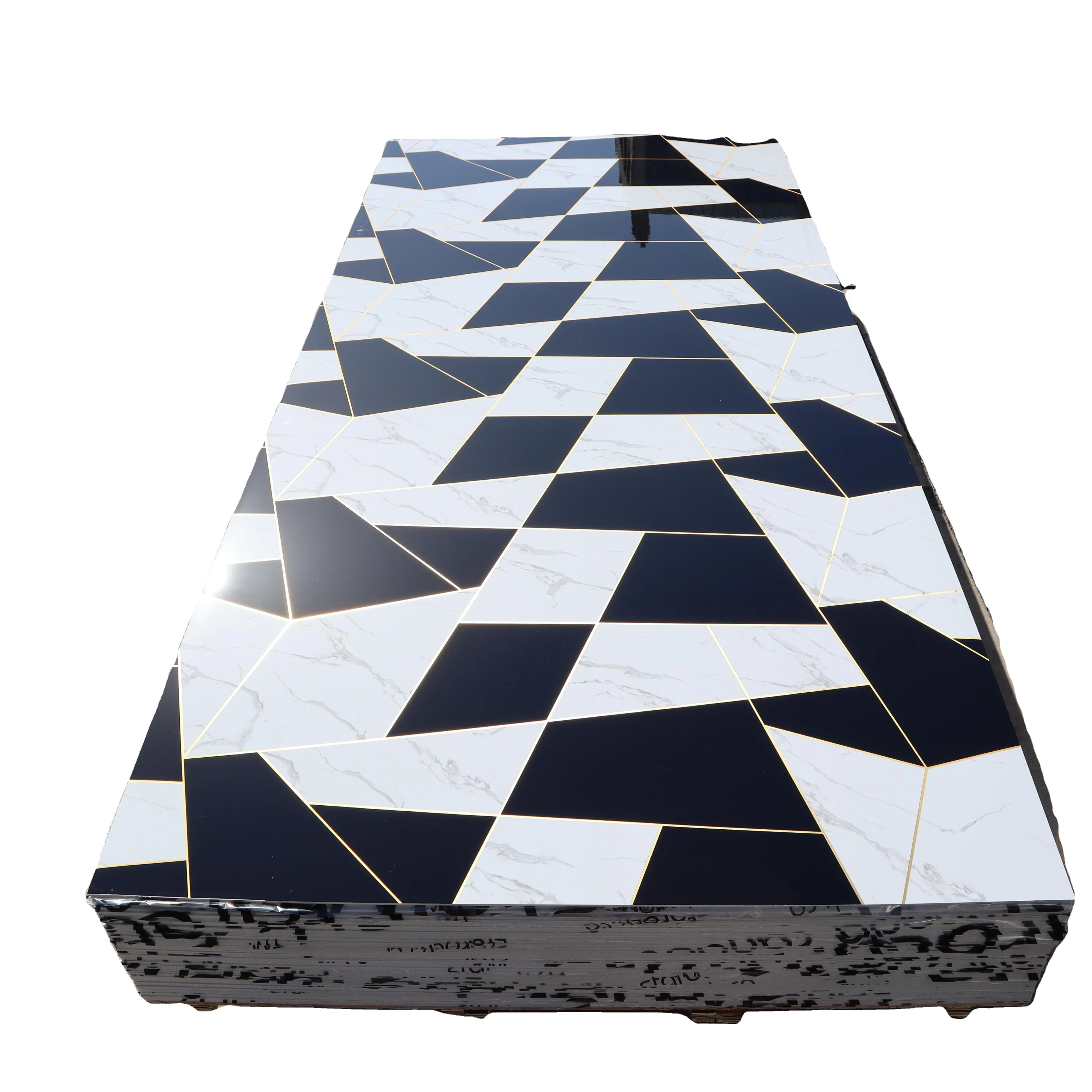 Modern Design Style Solid Color Acrylic Sheet Panel Decorative PVC UV Panels for Hotel 3D Model Design Capability