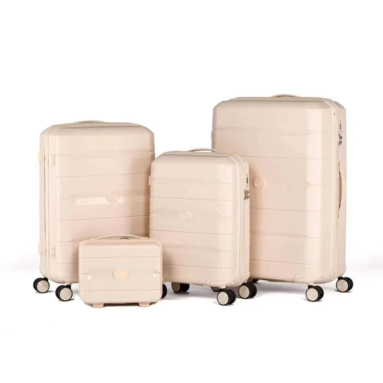 New Hot Sale PP Zipper Suitcase Set Traveling Case Factory Price 3 Pcs Business Luggage Set