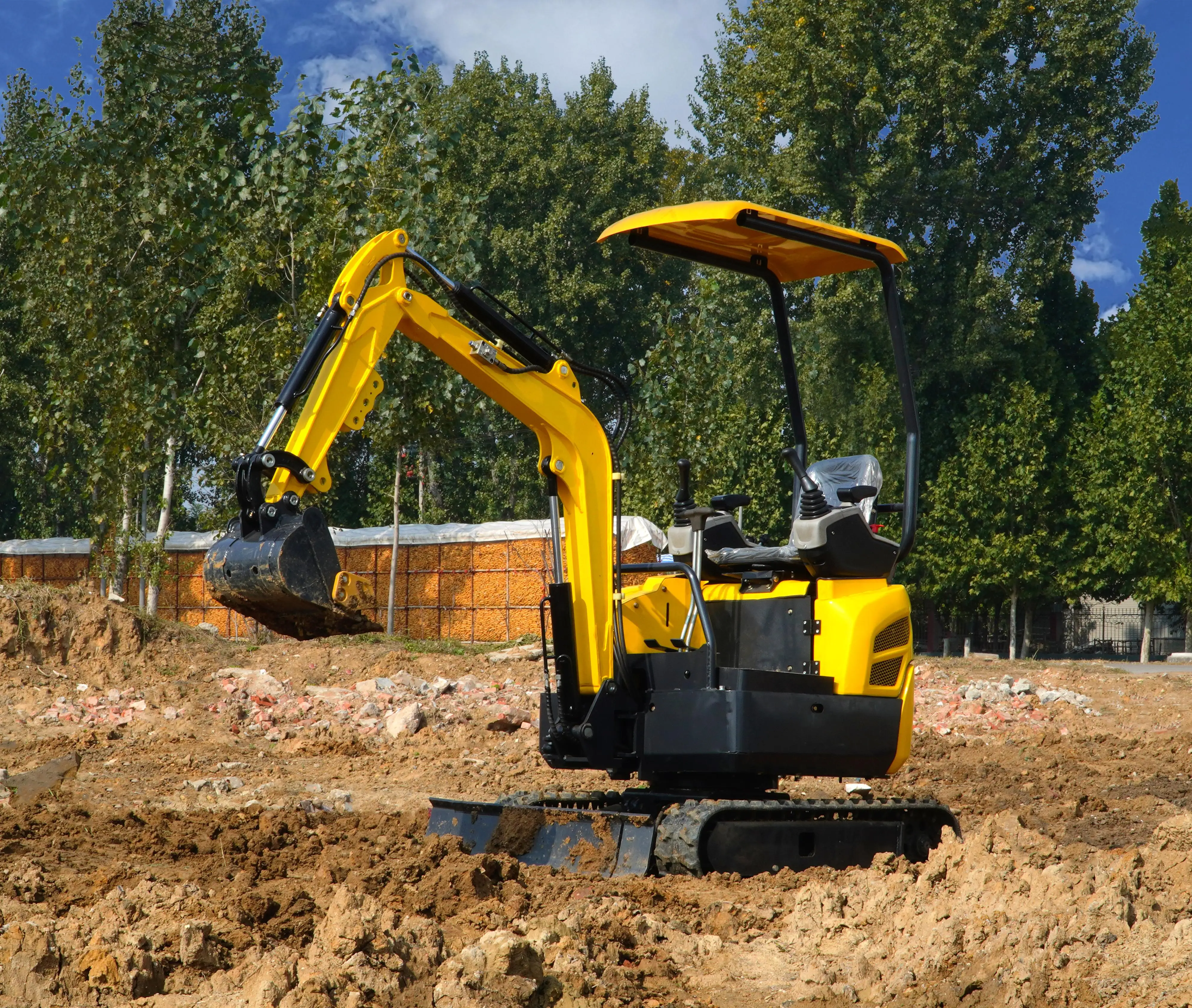2 Tons 3 Tons Excavator Mini Excavator Prices With Side Swing Function