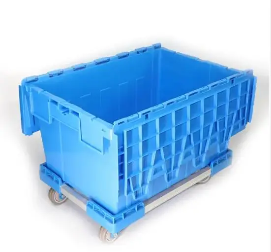 High Quality Closed stackable Plastic logistics box foldable vegetable  plastic crate for fruit and vegetables