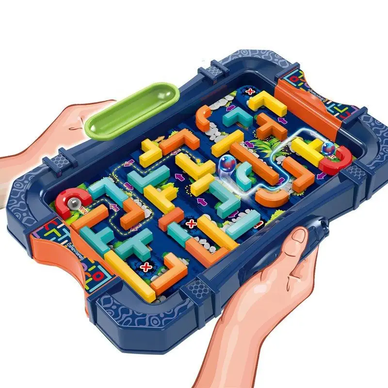 2023 Hot Selling Balance Ball Maze Game Maze Board Game Handheld Ball Maze Game