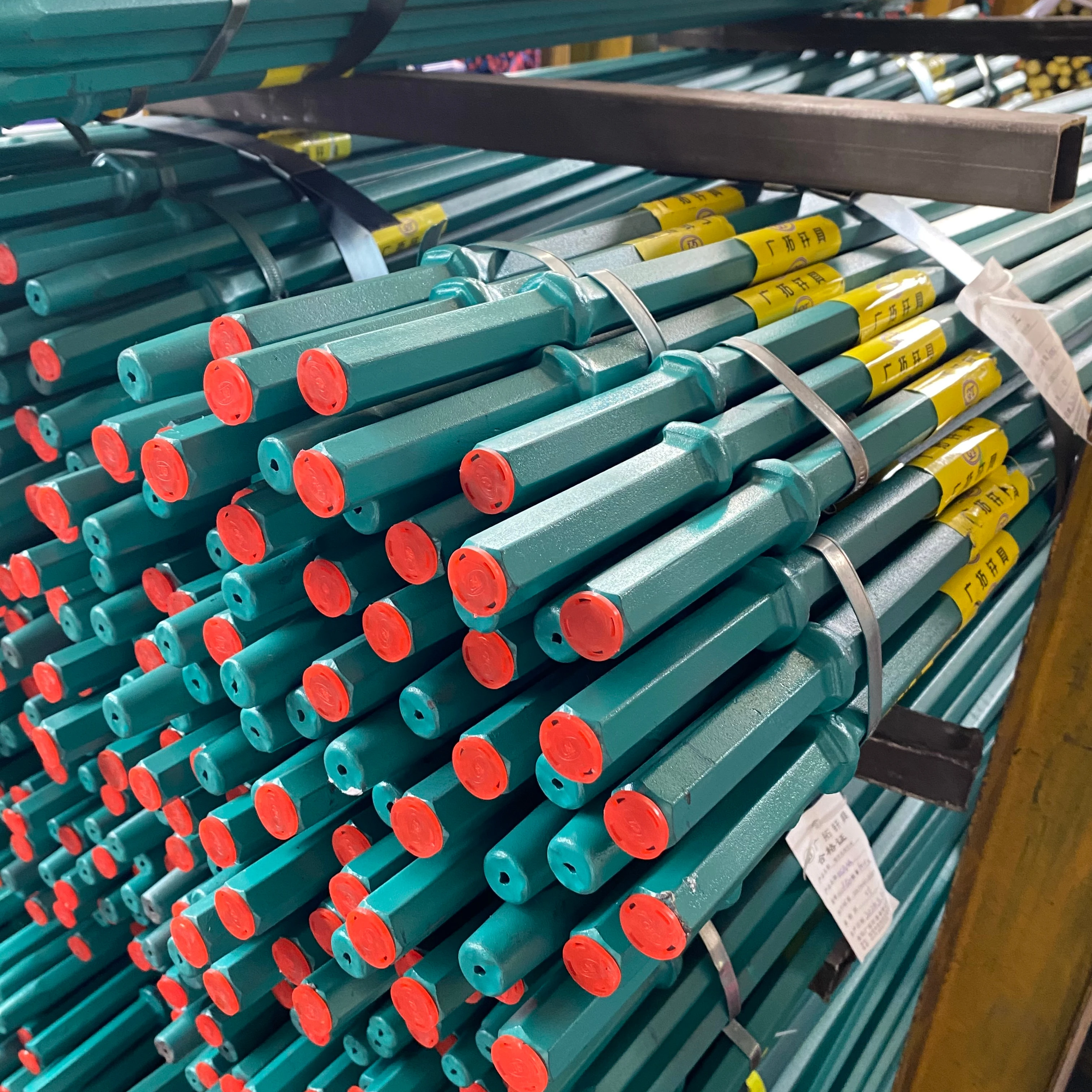 Customization Hex22 hex25  mining 12 degree  4ft  drill steel rod taper rod blast Hole for Jack Hammer