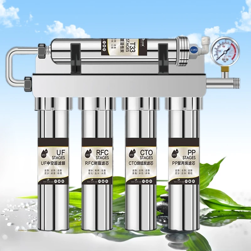 Wholesale 5 Stages portable Under sink Uf 304 Stainless Steel Ultra filter home drinking Water Purifier water