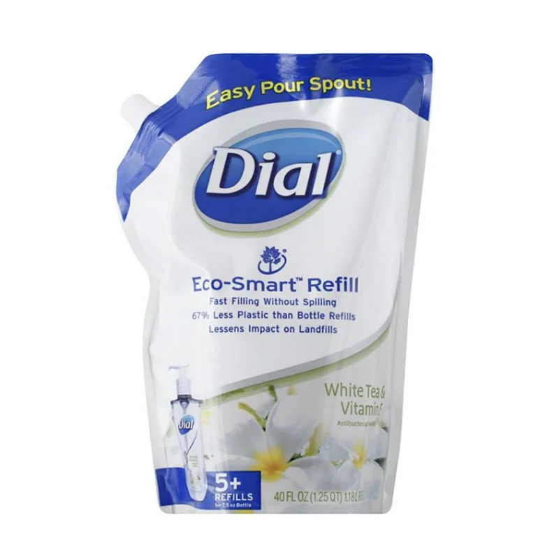 Custom Printing Plastic Spout Pouch for Liquid Soap Packaging
