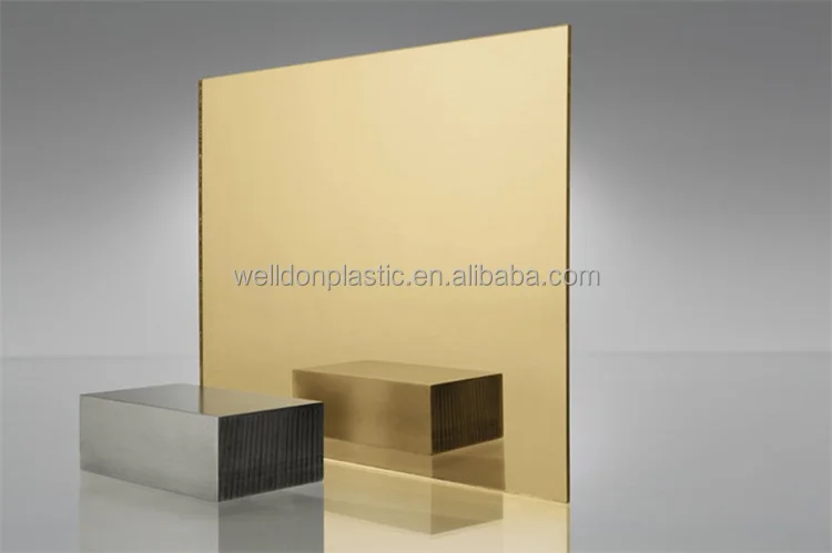 Gold mirror