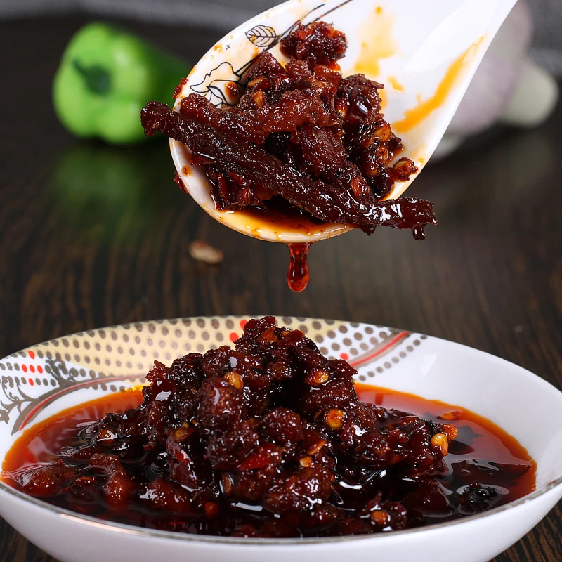 Wholesale China Hot Products 210g Laoganma Mushroom Oil Chili Hot Pot Sauce Healthy Instant Food