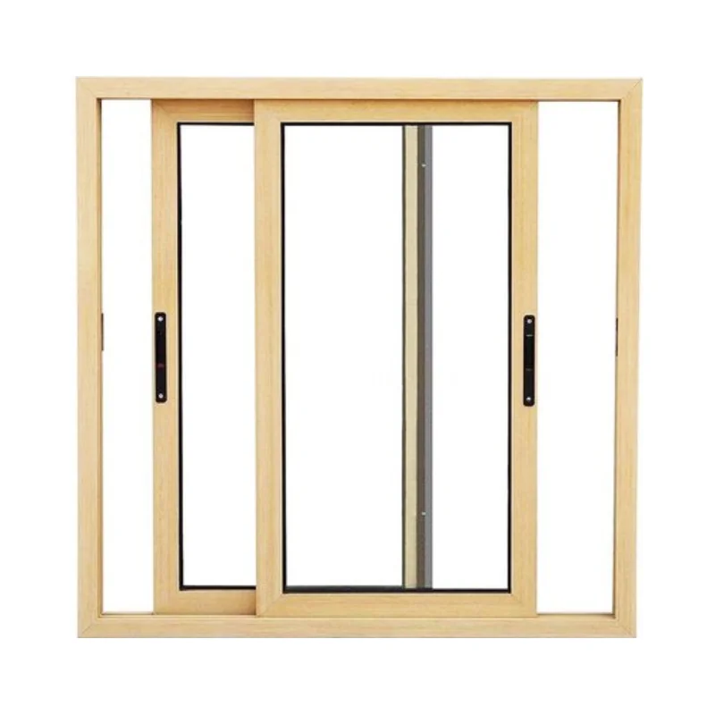 Customized UPVC Windows Double Glazing PVC Casement Horizontal Sliding Window