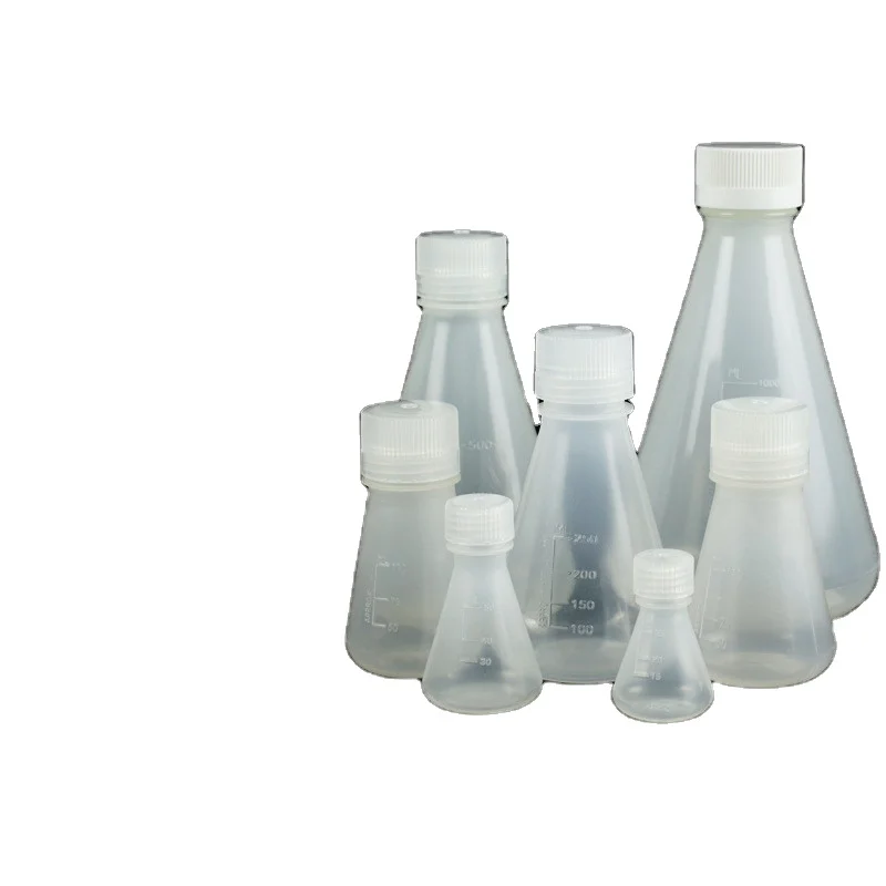 125ml Plastic Screw-top Erlenmeyer Flask Conical Flask Bottle