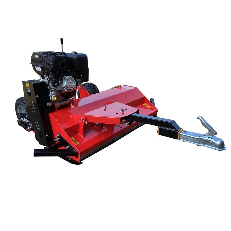 ATV grass mower with back tires