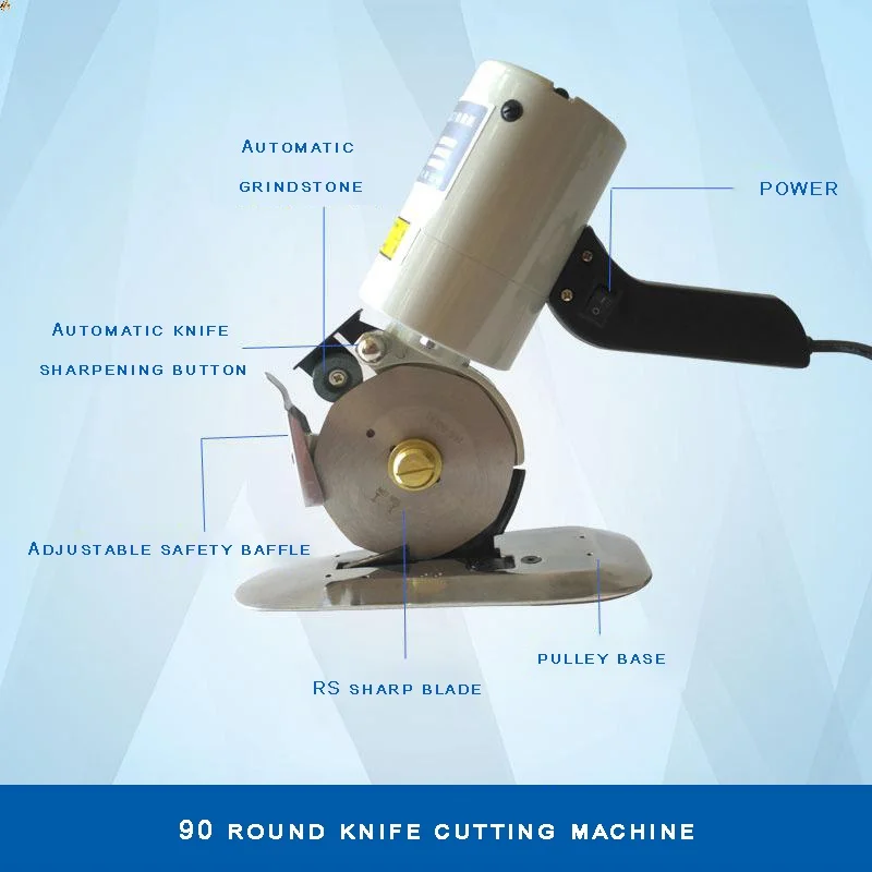 Unique Textile Round Knife Cloth Cutter Cutting Machine