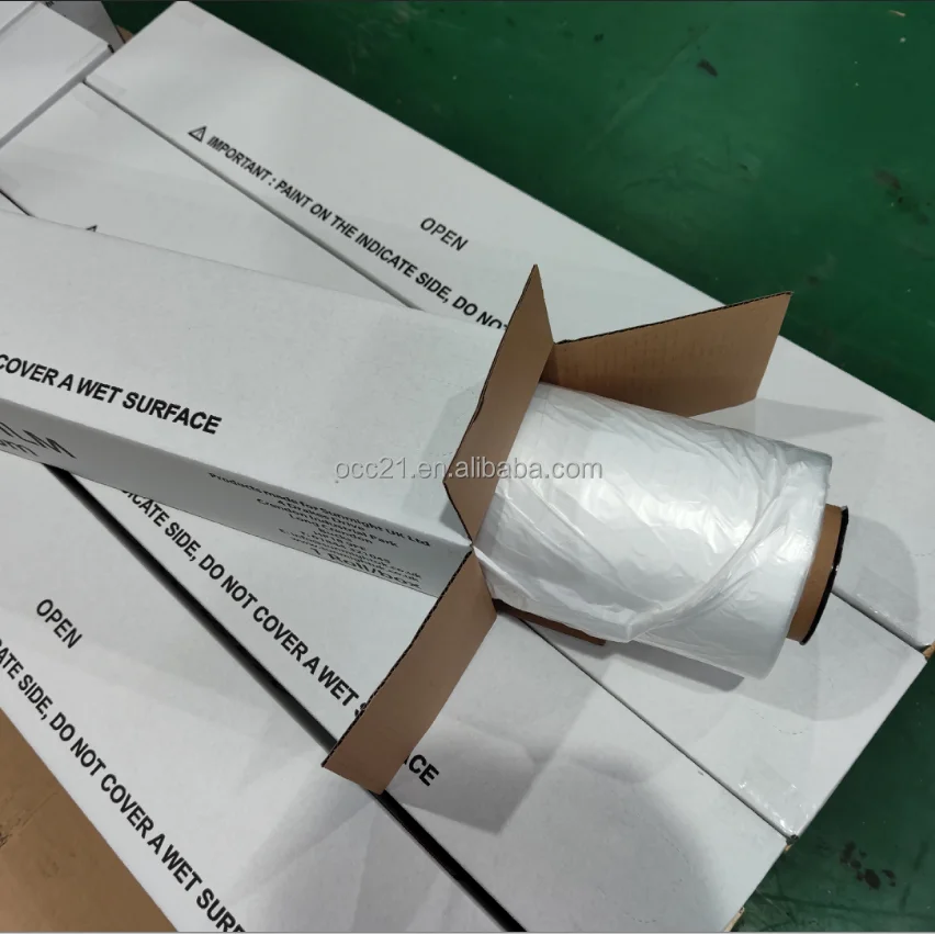 3.8m general purpose plastic masking film and paper for the marine industry and auto industry