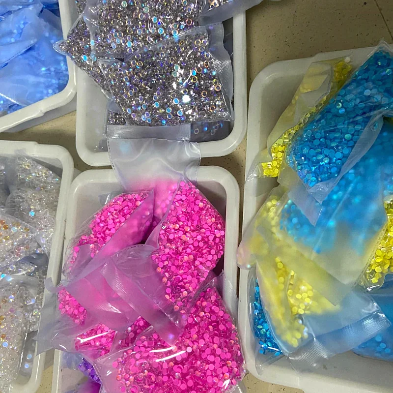 Flatback Rhinestones Clear Glass Rhinestone Mermaid Tears Rhinestone Nail Art For Decoration Diy Crafts