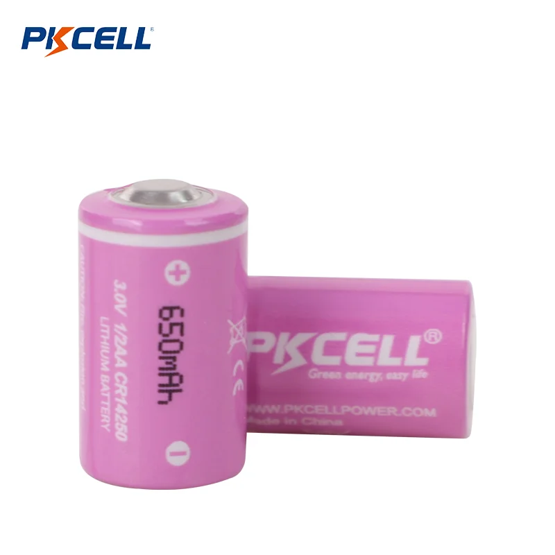 PKCELL primary battery 3V 650mAh 1/2AA LiMnO2 Battery Lithium Battery CR14250