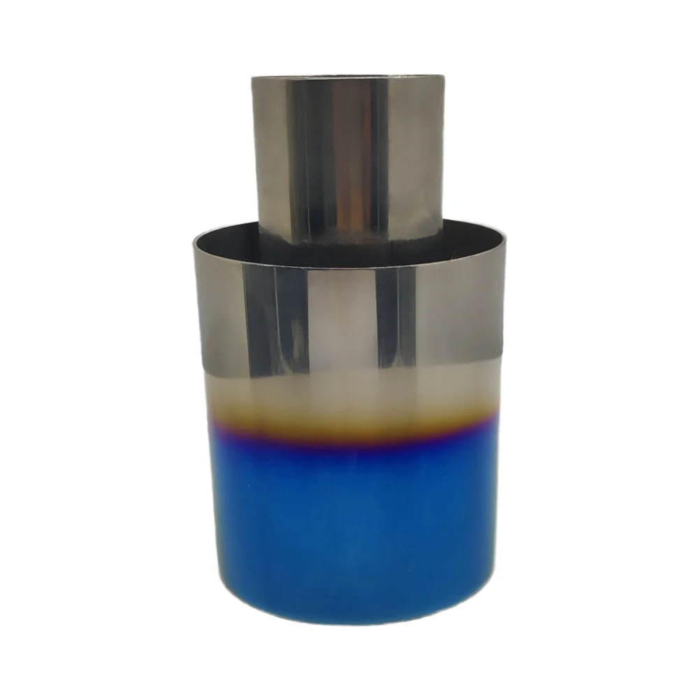 Double layer Straight cutting welded edge exhaust pipe in hot selling