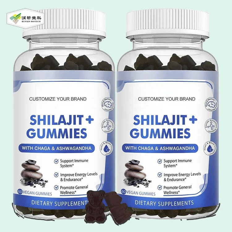 Organic himalayan pure shilajit gummies manuka ginseng honey shilajit resin pure himalayan bulk shilajit gummies