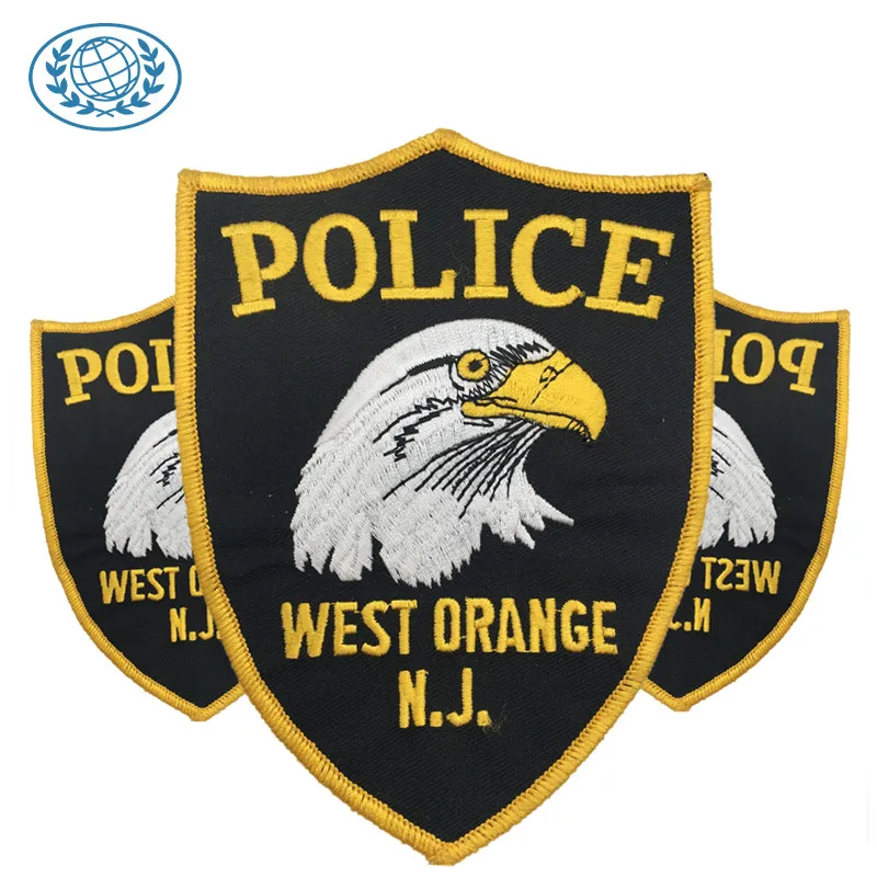 
Manufacture Custom Embroidery Eagle Pattern Airborne Pilot Uniform Patch Embroidered Badge For Shoulder Arm 