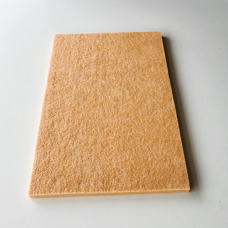 Polyester sound-absorbing ceiling wall panels