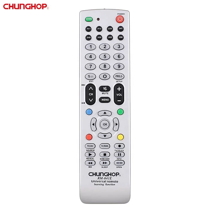Chunghop RM-841 remote controls  8 in 1 universal remote control for Sony Sanyo Toshiba Samsung Hitachi